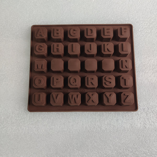 (RR-1016) alphabet silicon chocolate mould