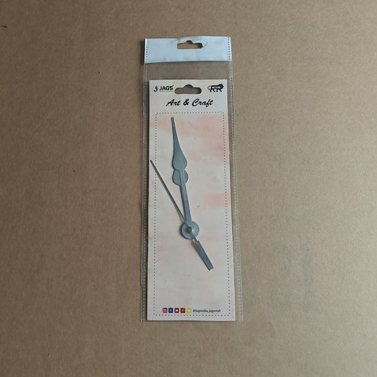Resin clock Hand's set silver (CH14SR)