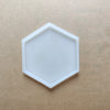 Resin silicon mould Hexagon 6 Curve coaster