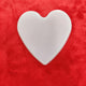 Resin silicon mould heart shape