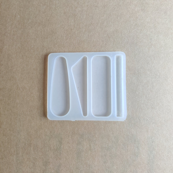 Resin silicon mould New 4 Design Clip