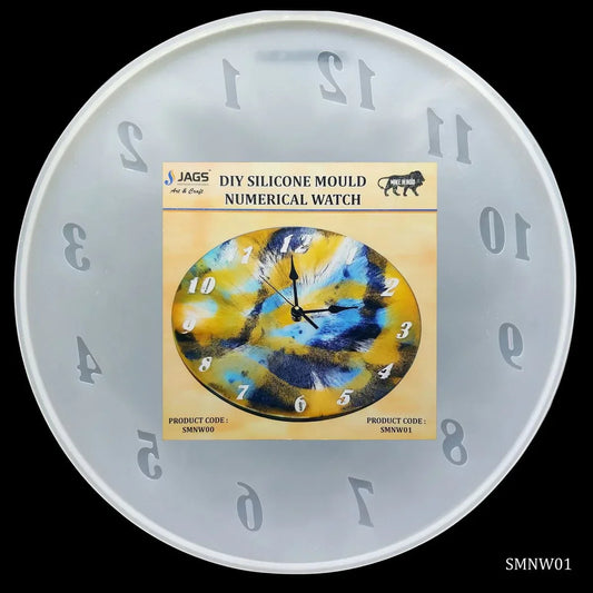 Jags Silicone Mould Numerical Watch 12inch SMNW01